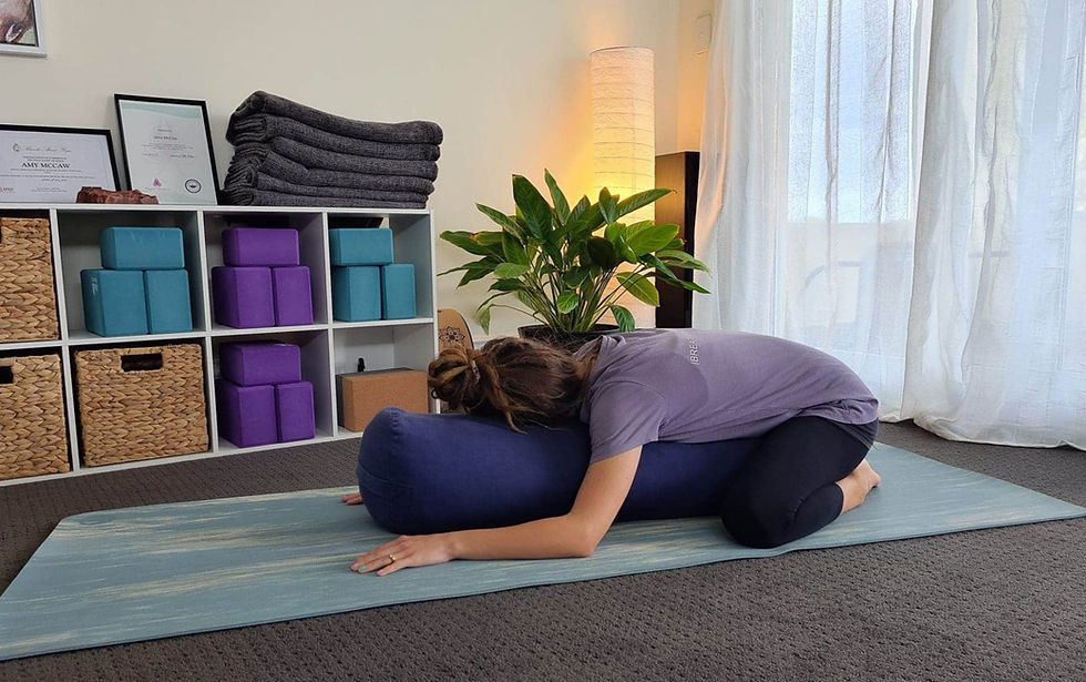 How does yin yoga help with mental health