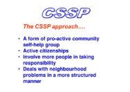 What is a csps community mental health