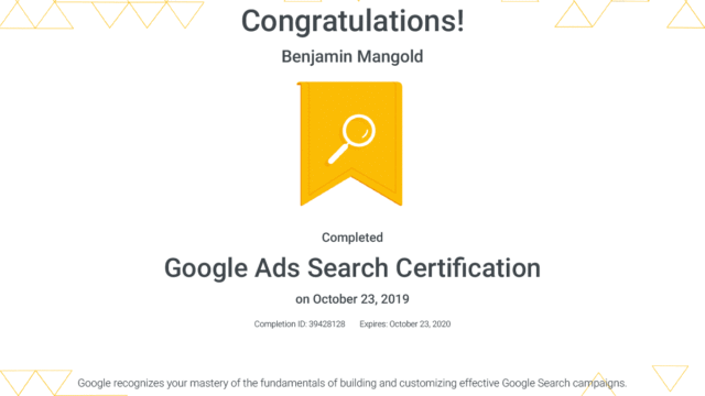 Google ads certification earn reads searchenginejournal