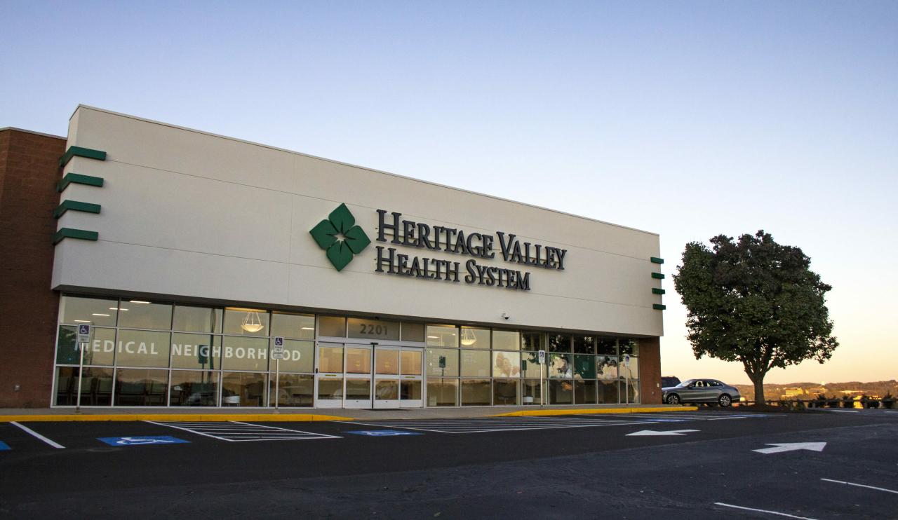 Heritage valley clinic edgeworth neighborhood medical opens patch walk sewickley health latest system open its set