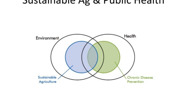 What is connection between agriculture and public health