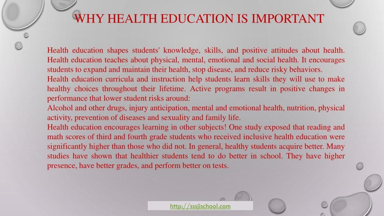 Why is health education important for marginalized communities